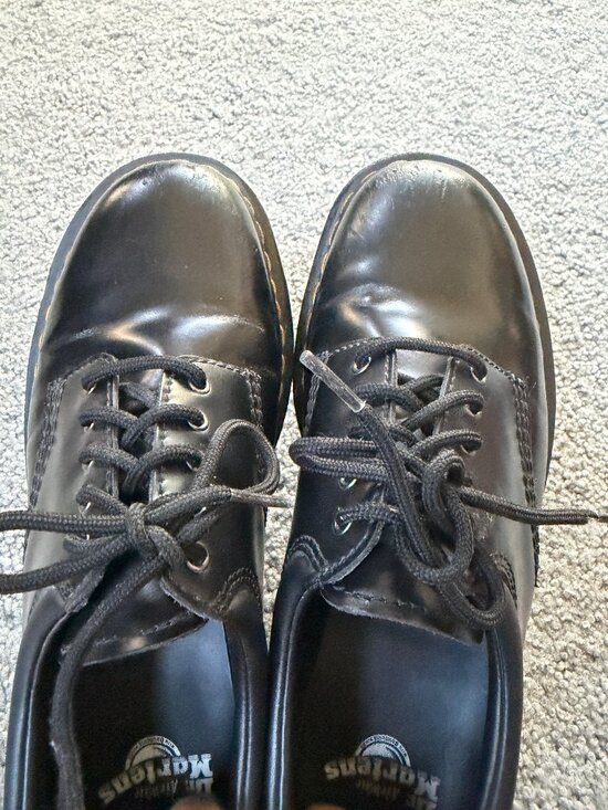 Dr. Martens 8053 Quad/Bex Platform Leather Shoes Black Unisex Men 10 / Women 11 main image 9